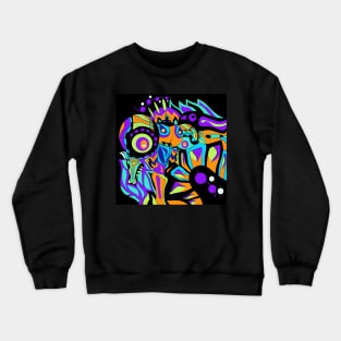 dark matter alien ecopop Crewneck Sweatshirt